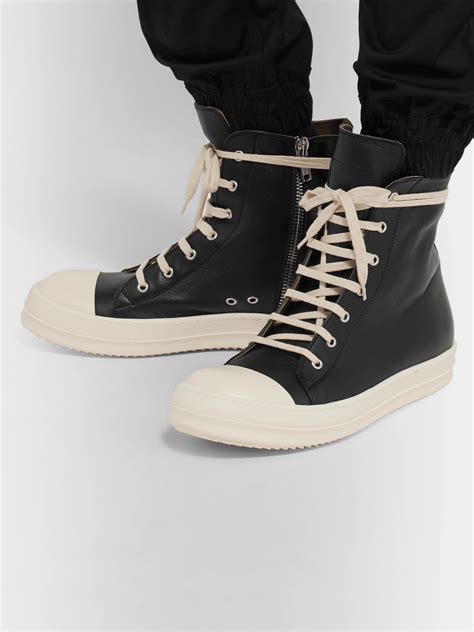 high top designer trainers.